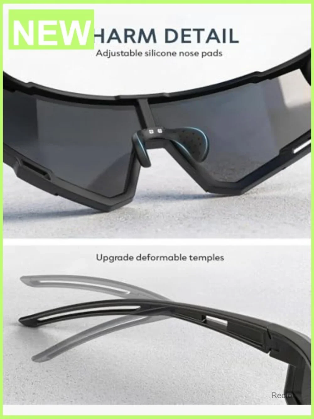 Polarized Sports Sunglasses UV400 for Running Cycling Fishing Driving Unisex
